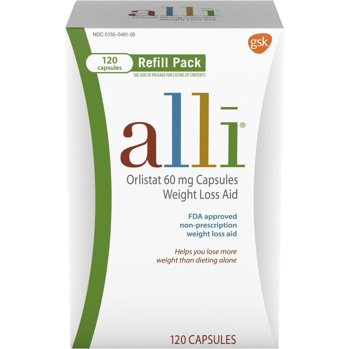 alli® — 120 Capsules Refill Pack
