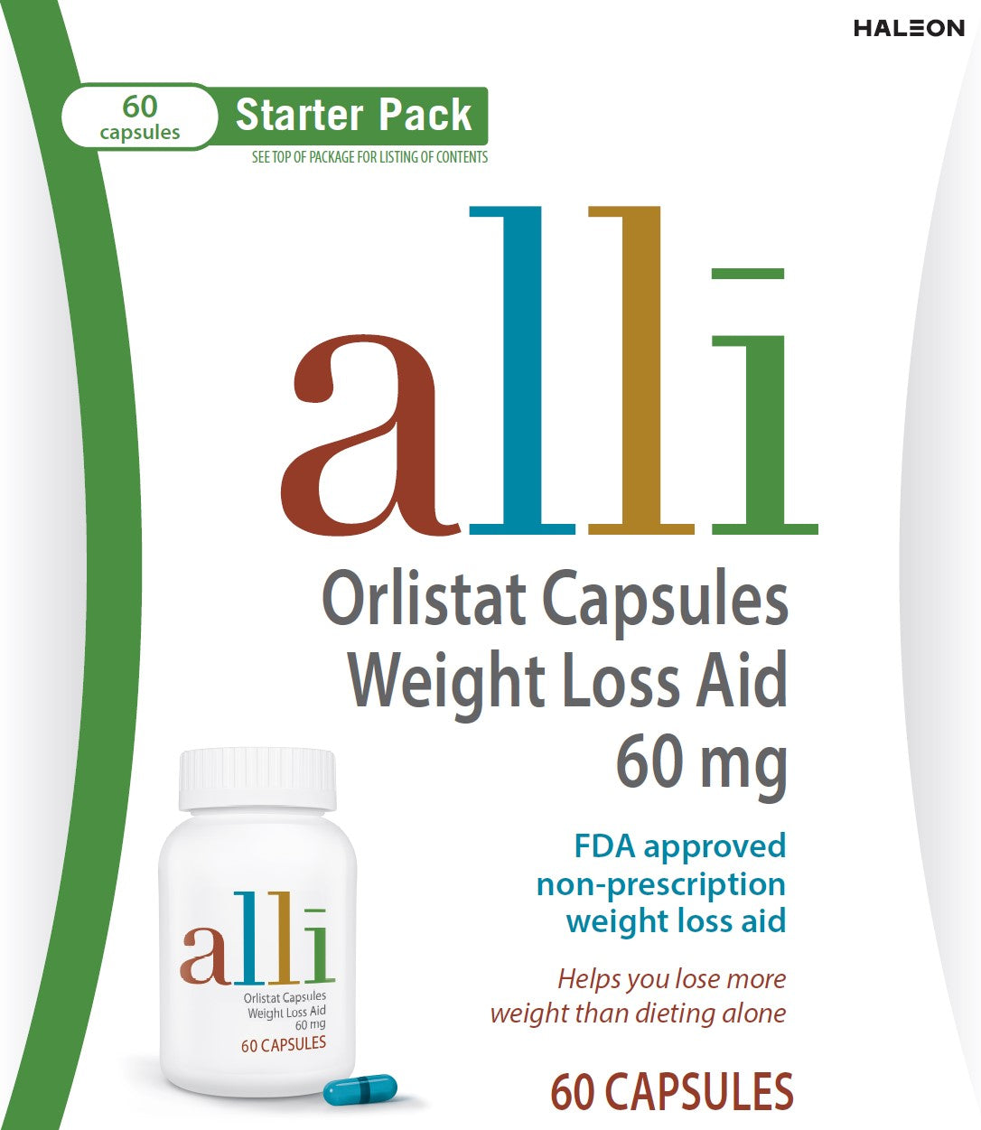 alli® — 60 Capsules Starter Pack